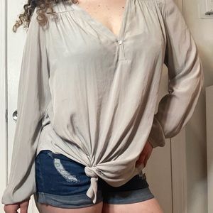 Calypso St Barth Loose Long Sleeve Blouse